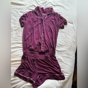 Victoria modal soft eyelet pajama set